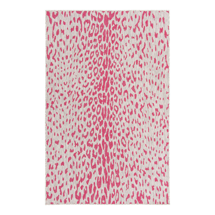 Pink Gray Samburu Indoor/Outdoor Safari Rug