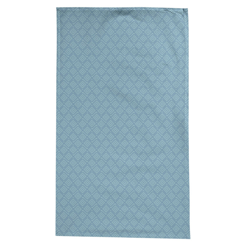 Nappe à labyrinthe carrée Leffel, Bleu