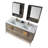 Tortola 60'' Double Bathroom Vanity with Sintered Stone Top-2049803706-2049803708