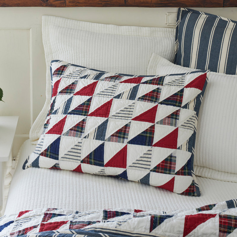 Nantucket Patchwork Cotton Sham, Standard