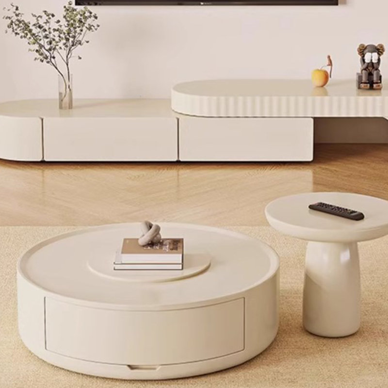 Cream style simple coffee table