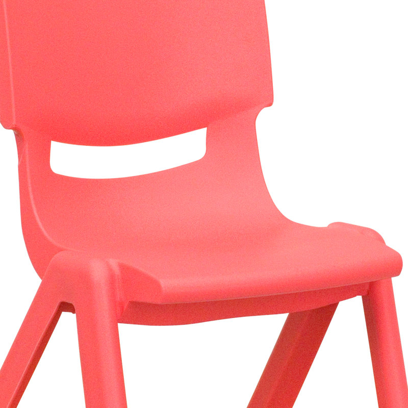 Chaise de classe Goddard, Rouge, 14", Rouge