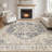 Adona Soft Washable Stain Resistant Vintage Floral Area Rug-490045977-498186715