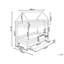 Bunk Bed with Drawers House Wood GIRGOLS 90 x 200 cm (EU Single) with Storage-1899331083