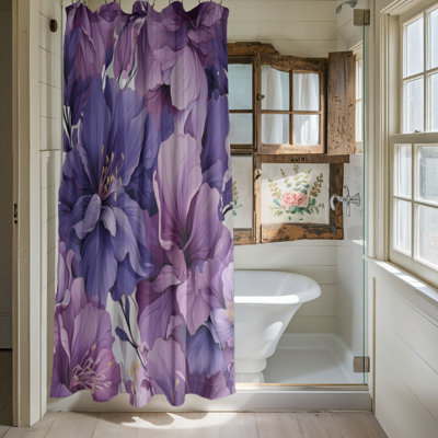 Rideau de douche Violet