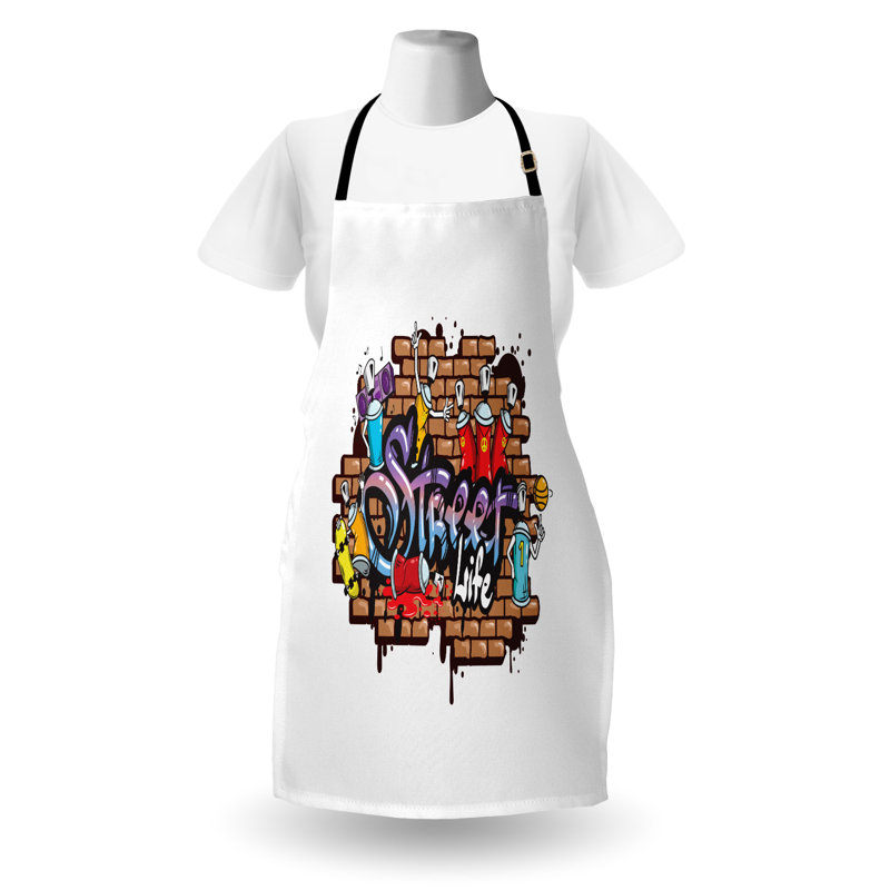 No Pattern Bib Apron