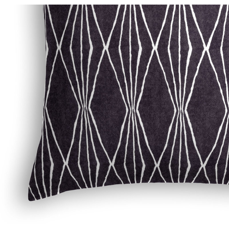Hand-Cut Shapes Square Cotton Pillow Cover & Insert, Aqua, 18" x 18"