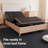 Adjustable Queen Bed Frame With Safety Rails, Electric Ergonomic Design For Comfort, Ideal For Home Care As A Hospital Bed For Home Use-1256010163