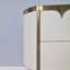 60cm W Stainless Steel Bedside Table