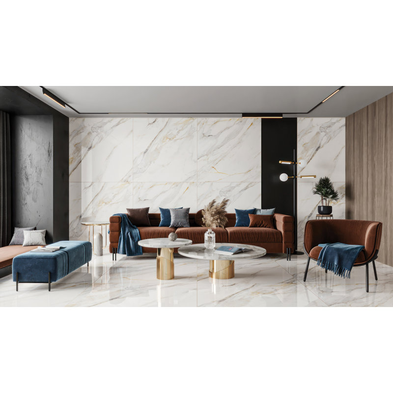 Shandar 48 in. x 48 in. Glazed Porcelain Tile, Polished