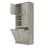 Tall Bathroom Storage Cabinet With Adjustable Shelves, Linen Cabinet With Large Flip-Out Basket And Enclosed Cabinets-623566579