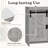 Erommy 32" Farmhouse Single Bathroom Vanity With Ceramic Top, Sliding Barn Door Sink Vanity, Gray
