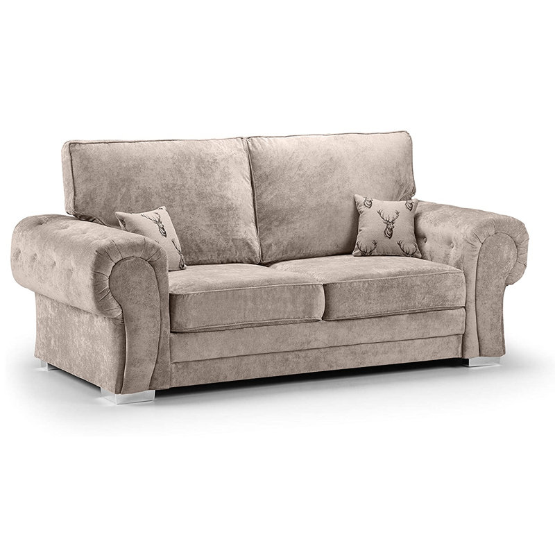 Derry Chenille Sofa, 3, Mink