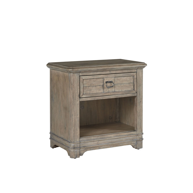 Aidaly 30'' W Nightstand, Antique Sand
