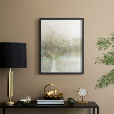 Gentle Path I Framed Print - Solid Wood