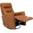 Akeelah 31" W Top Grain Leather Manual Swivel Glider Recliner-1835822515