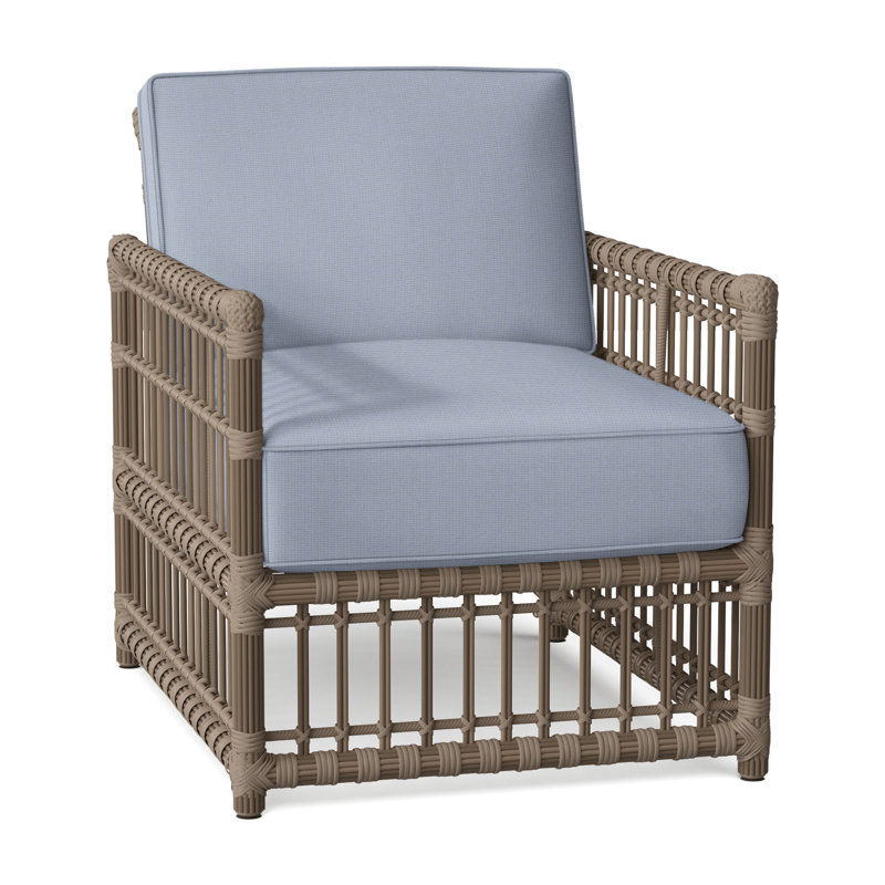 Fauteuil Newport tissé - Onyx, Pas de soudure, Chambray tonnelle, Onyx