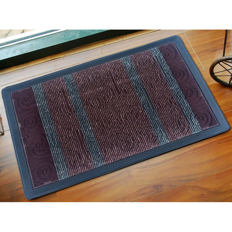 Aspermont Non-Slip Striped Outdoor Doormat