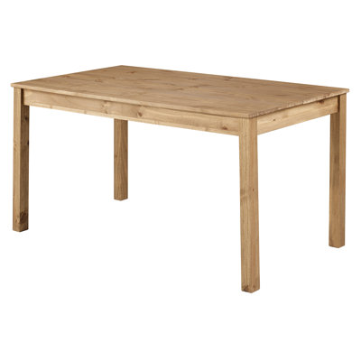 Table de salle à manger en bois massif 59,06 po Cortavious