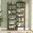 Bamboo Bookcase, 6-Tier Large Open Bookshelf  With Display Shelves-134588222-136172192