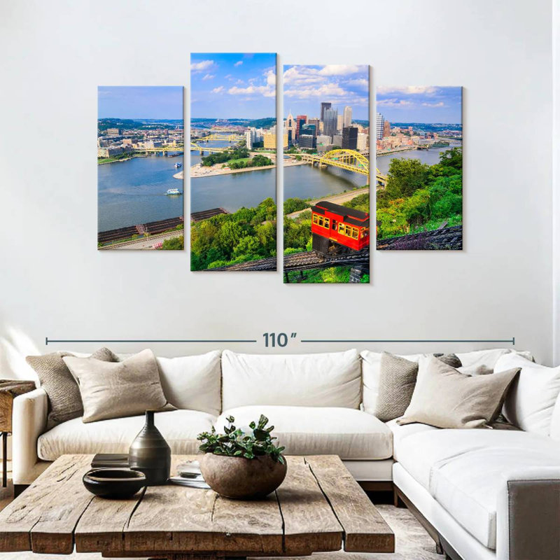 Vue de Nicci de Pittsburgh, H 54 po x l 84 po