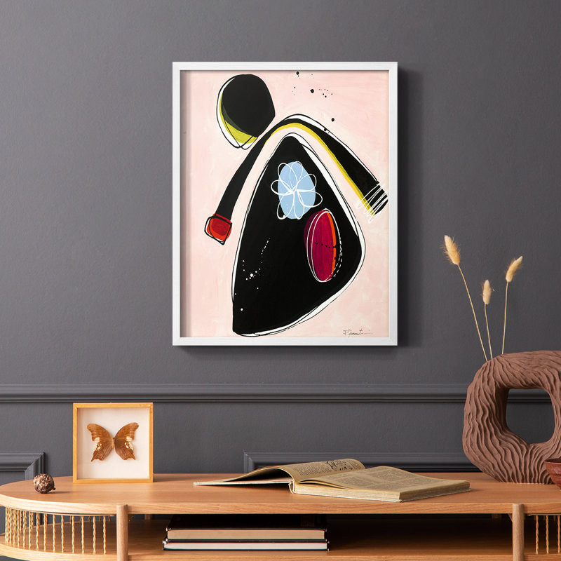 Envie de jouer? II, reproduction encadrée - bois massif, Blanc, H 20 po x l 16 po