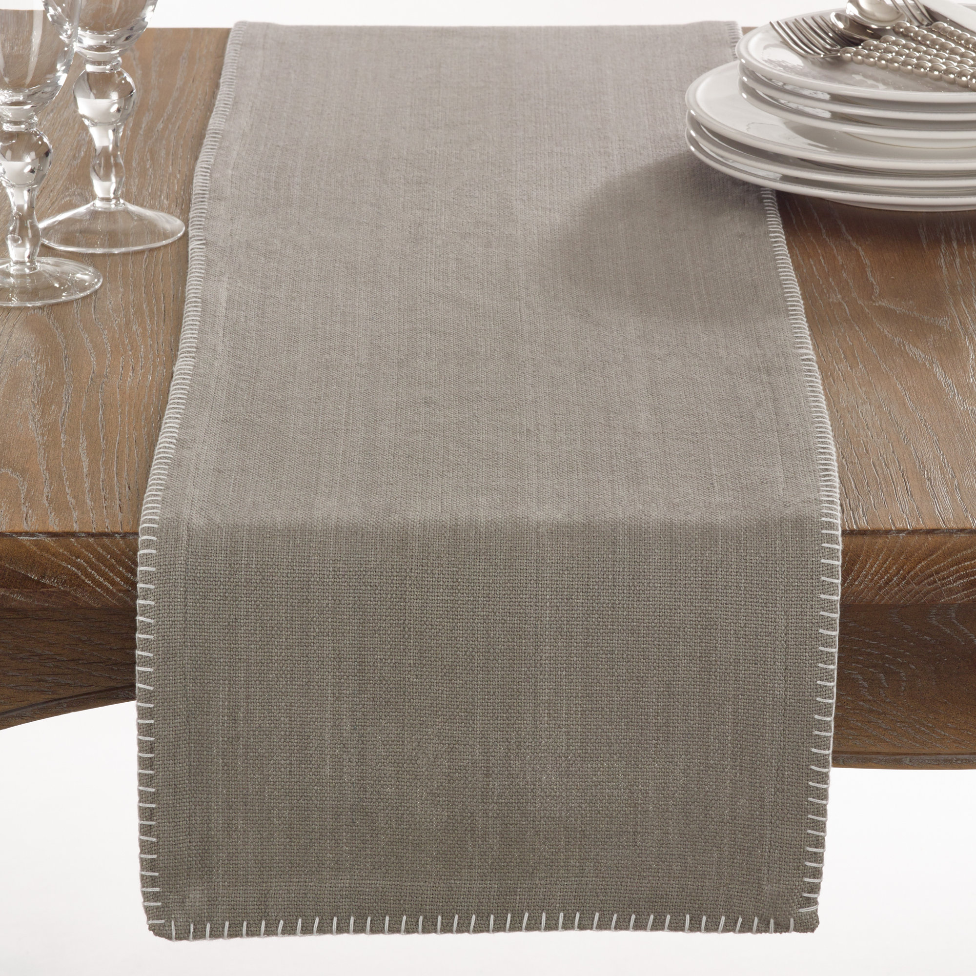 Ivara Table Runnner, Gray