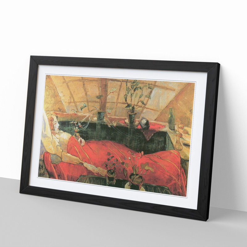Sonia Vol.1 by Walter Gramatte - Picture Frame Painting, Black Framed, 48cm H x 65cm W x 2cm D