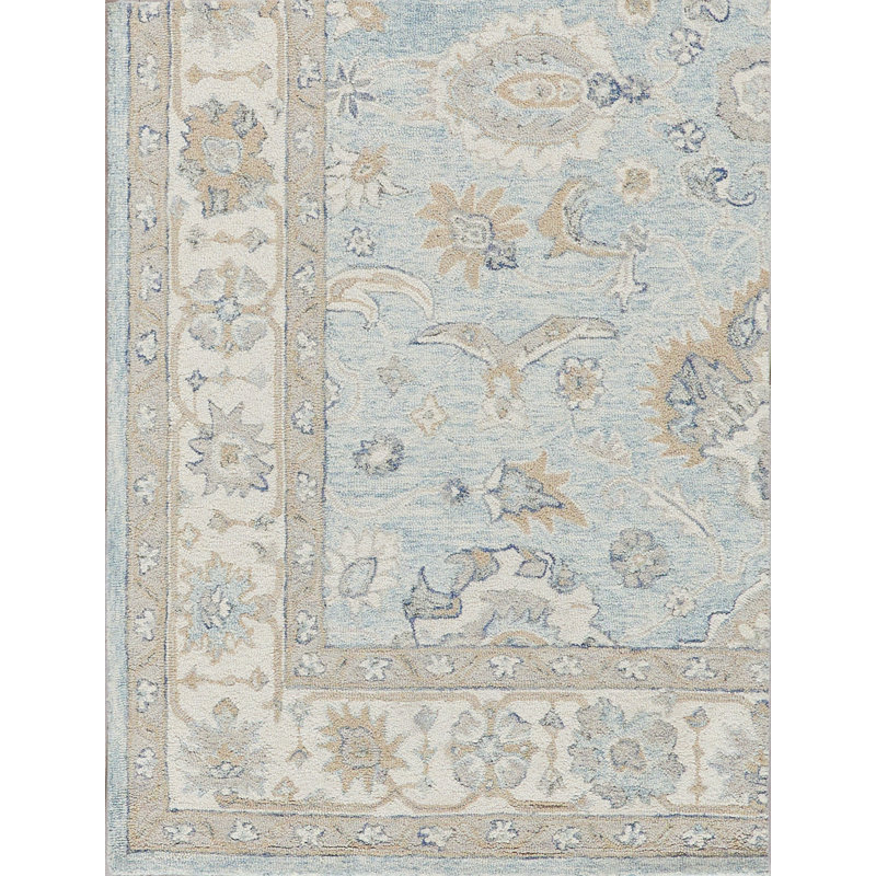 Marietta Oushak Hand-Tufted New Zealand Wool On Canvas Area Rug, Rectangle 12' x 15'