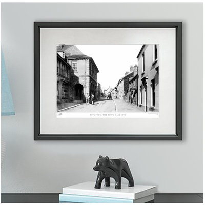 Plympton, The Town Hall 1890 by Francis Frith - Single Picture Frame Print