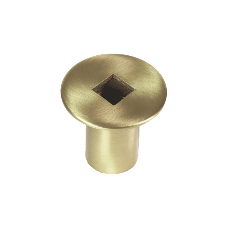 Accessoire de foyer en acier Daiton, Laiton antique
