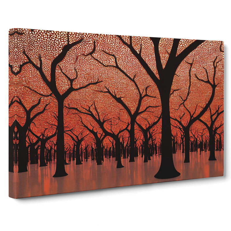Stupendous Tree Forest - Wrapped Canvas Print, 35cm H x 50cm W x 3cm D