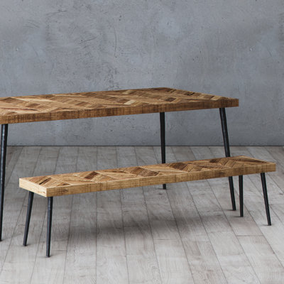 Solid Wood Bench