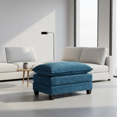 Stylish Cloud Sofa Ottoman Enhances Living Room Charm Ideal For Weekend Hangouts & Daily Lounging