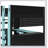 Gaming Loft Bed With Integrated Desk & RGB LED Lights, Pro-Gamer Bed With Power Outlet, Large Bookshelf, Pegboard, Keyboard Tray & Storage Drawer, 3 Colors Available-556951952