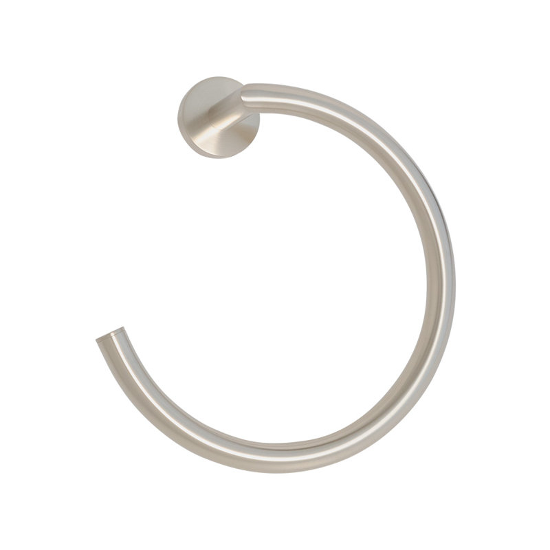 Ronda Towel Ring, Brushed Nickel