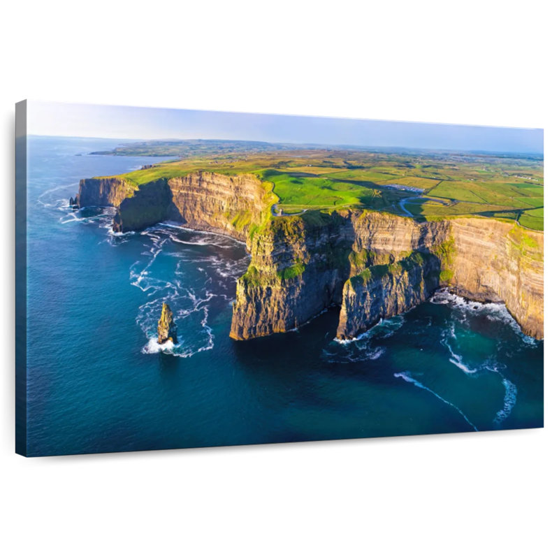 Hannes, falaises de Moher en Irlande, H 32 po x l 48 po