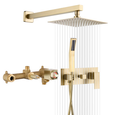 Complete Shower System with Rough in-Valve