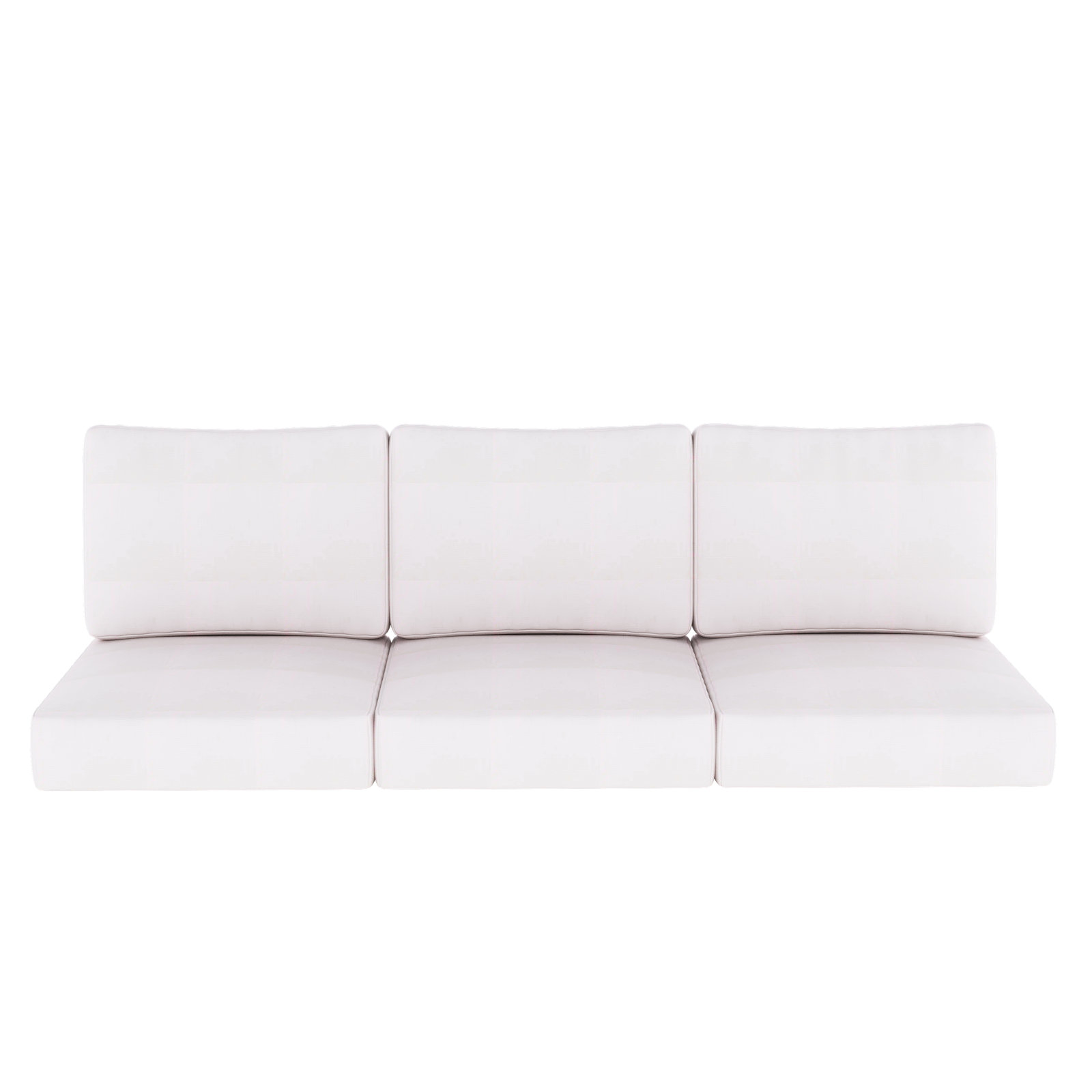 25" Sunbrella® Sofa Seat and Back Cushion, Sunbrella Play Snow