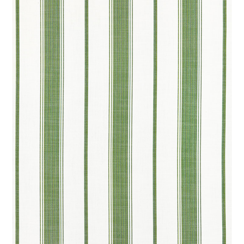 Chatham Sconset Stripe Fabric, Vert