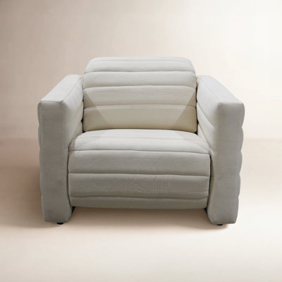 Waldo Power Recliner Chair Off White