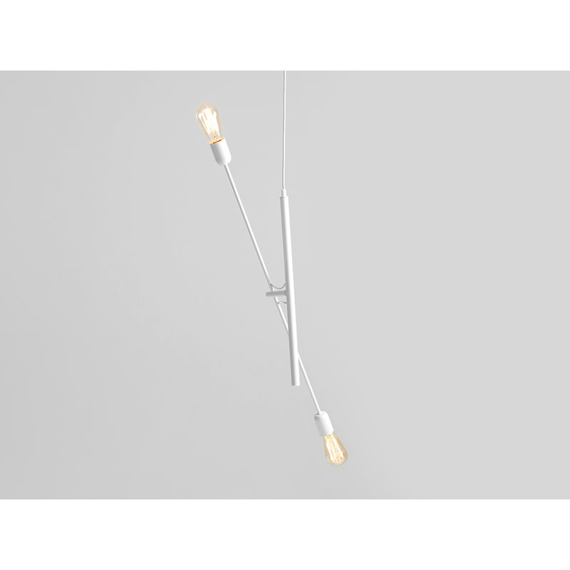 Allegra 2 - Light White Unique/Statement Pendant, White