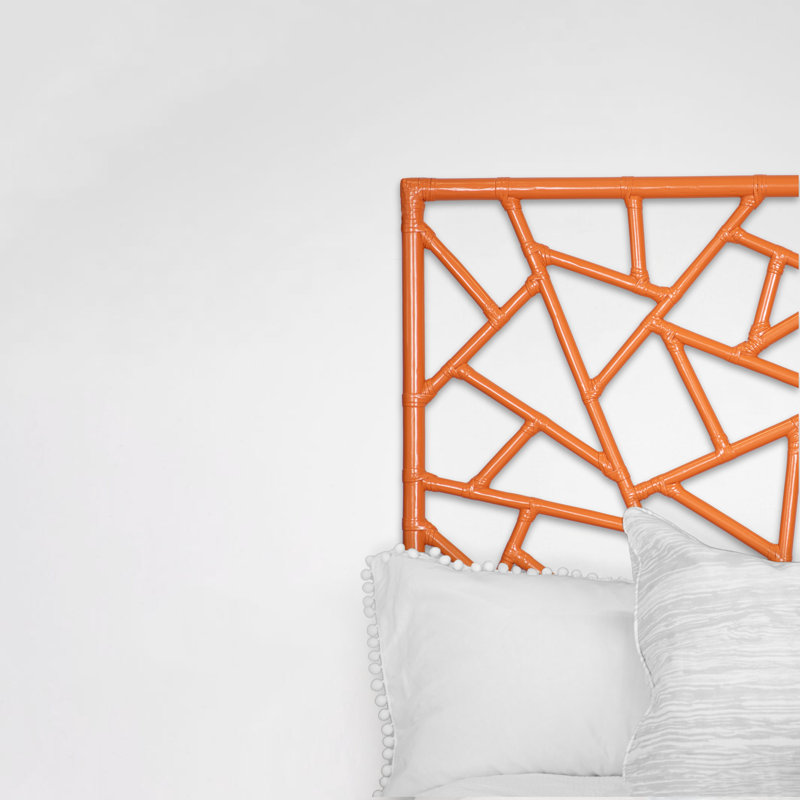 Tête de lit à structure ouverte Tiffany Collection, Orange citron, Très grand