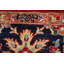 Tapis rouge à motif végétal Ziegler