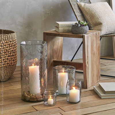 Vase de table en verre