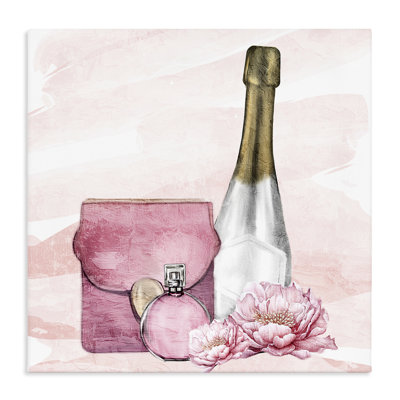 Glam Time Champagne Canvas, design by Kim Allen