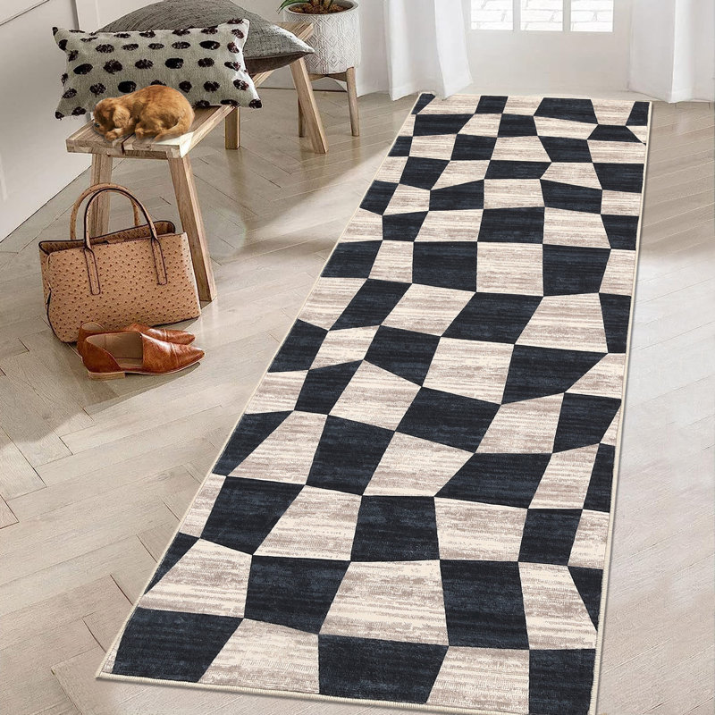 Tapis Rezzan avec envers antidérapant, Tapis de couloir 2 pi x 6 pi