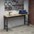 Fortress 72" Modern Metal Garage Workbench in Charcoal Gray-1877824218