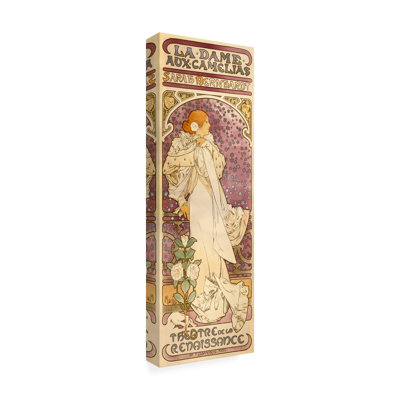 Selders la Dame des camélias - Sarah Bernhardt, 1896 sur toile