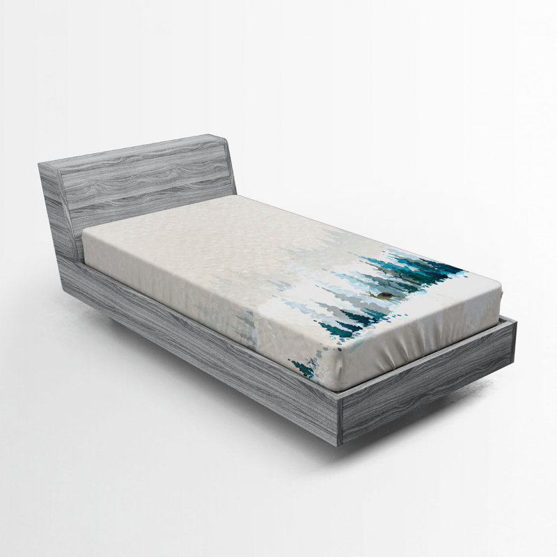 Microfiber Fitted Sheet, Twin Fitted Sheet